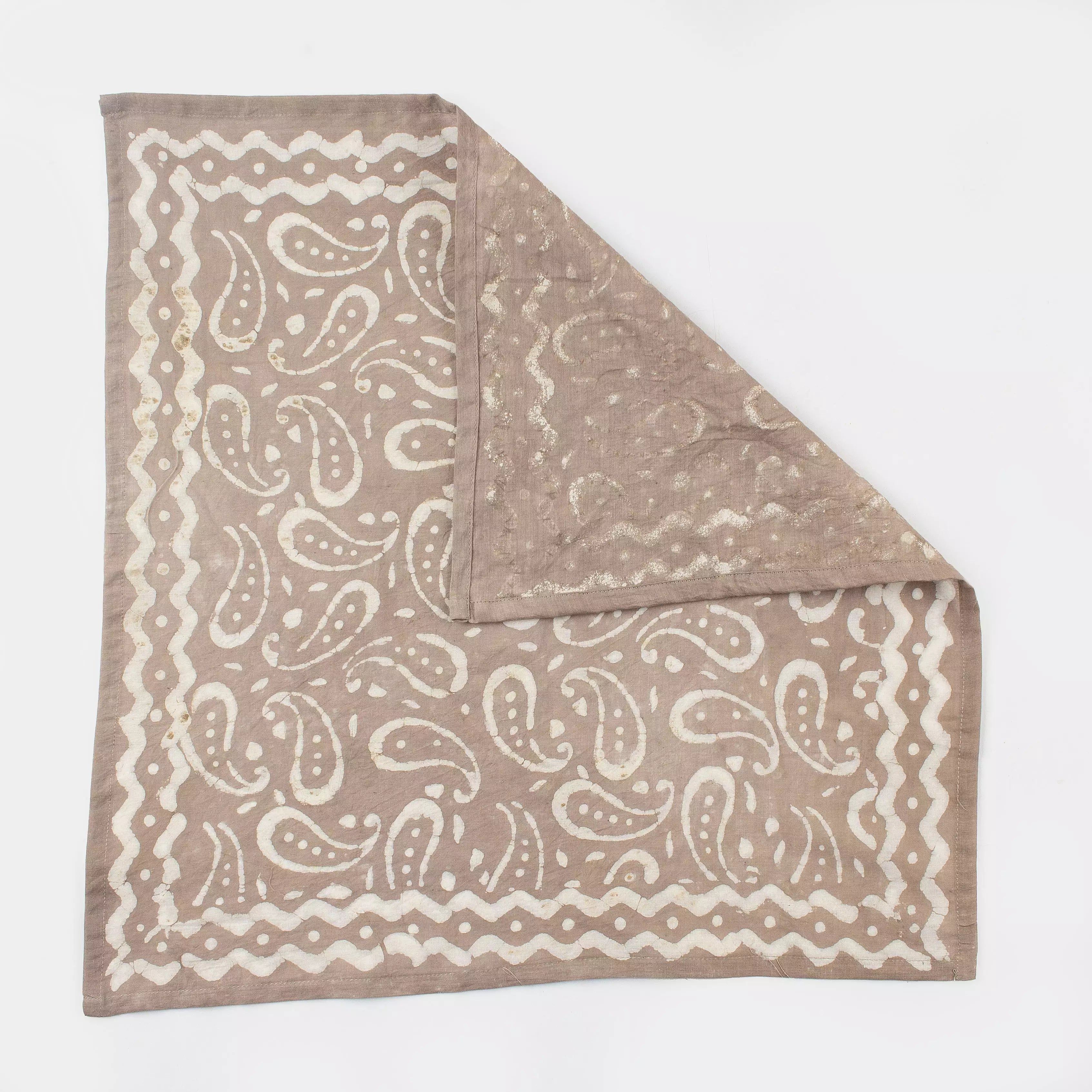 Paisley Hand Block Printed Cotton Head Bandana for Men 597